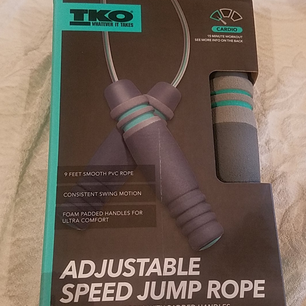 New TKO adjustable speed jump rope
